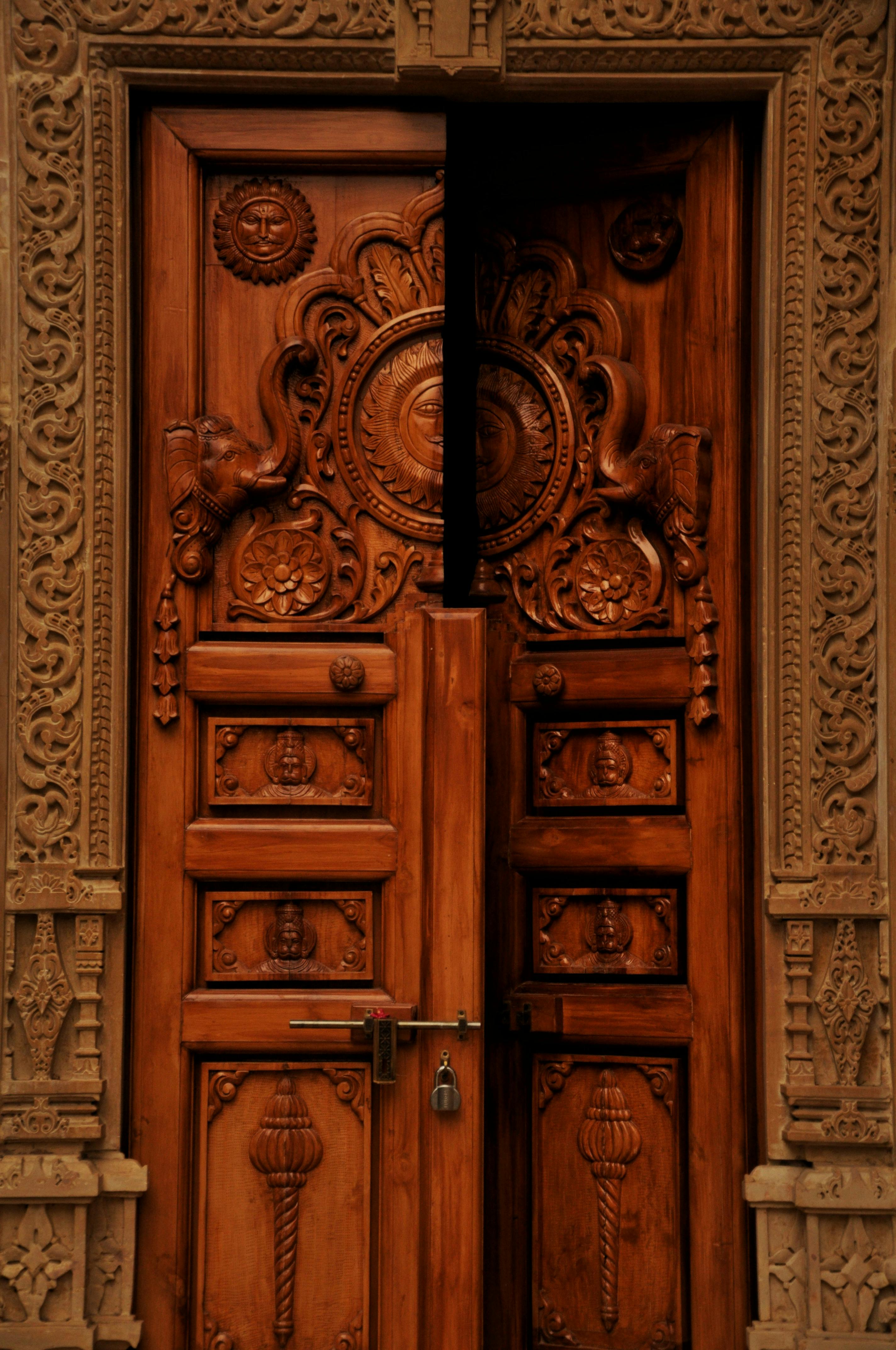 Custom door installation example